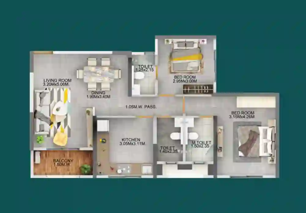 2 BHK
