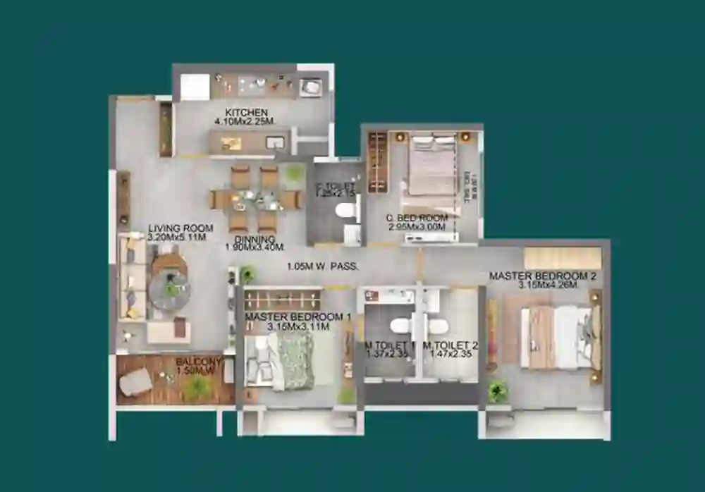 3 BHK